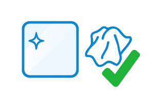 Fläche zuvor reinigen und entfetten